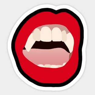 Fangs Sticker